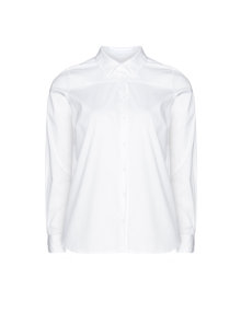 Zizzi Cotton shirt blouse White