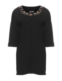 Persona Embellished cotton dress Black