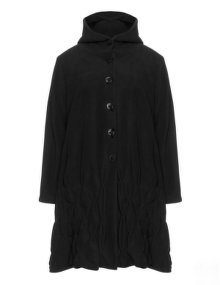 Boris Knee-length fleece coat Black