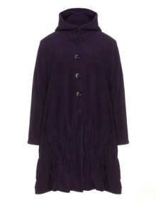 Boris Knee-length fleece coat Purple